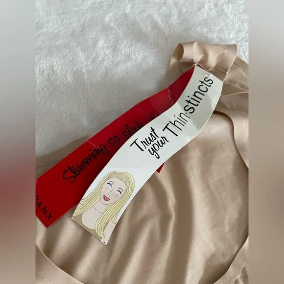 Spanx Set of Two Size Large Shapewear Thinstincts Tanks in Nude and Black NWT - Picture 9 of 16